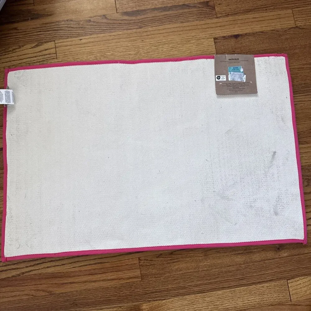 Wrangler Bath Mat Aztec Pink 20x32 NEW NONSLIP